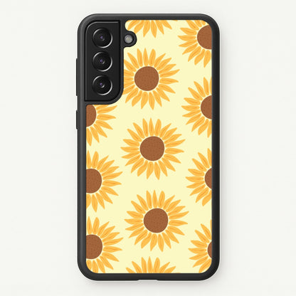 Sunflowers Abstract Pattern  - Summer Phone Case for Galaxy S21