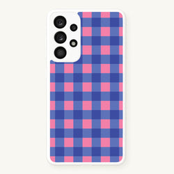 Pink And Blue Checkered Pattern  - Summer Phone Case for Galaxy A33