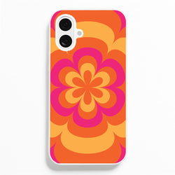 Sunset Trippy Flower Pattern Phone Case