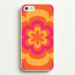 Sunset Trippy Flower Pattern  - Summer Phone Case for iPhone 5 / 5s / SE 2016
