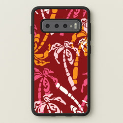 Abstract Palm Trees Pattern  - Summer Phone Case for Galaxy S10