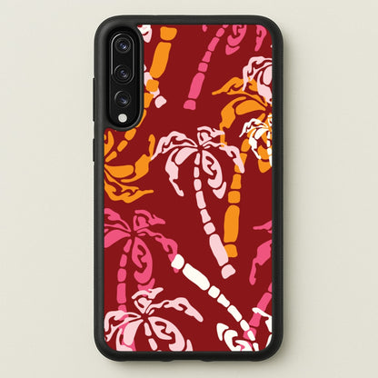 Abstract Palm Trees Pattern  - Summer Phone Case for Huawei P20 Pro