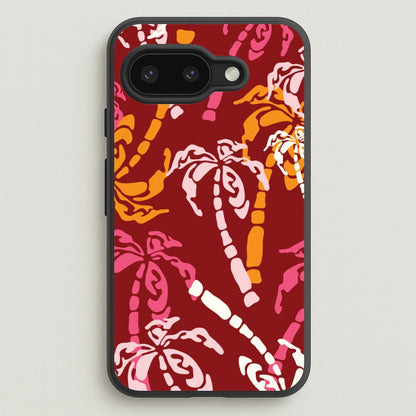 Abstract Palm Trees Pattern  - Summer Phone Case for Google Pixel 9a