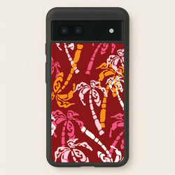 Abstract Palm Trees Pattern  - Summer Phone Case for Google Pixel 7a