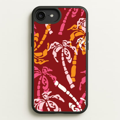 Abstract Palm Trees Pattern  - Summer Phone Case for iPhone 6 Plus / 7 Plus / 8 Plus