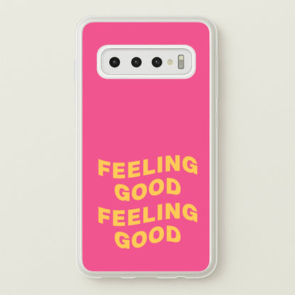 Wavey Feeling Good  - Summer Phone Case for Galaxy S10 Plus