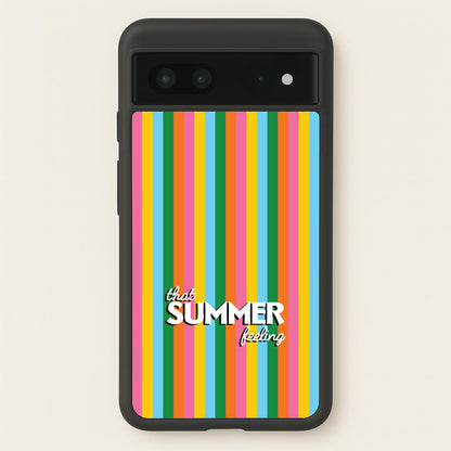 That Summer Feeling Stripes  - Summer Phone Case for Google Pixel 7