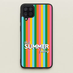 That Summer Feeling Stripes  - Summer Phone Case for Galaxy A12