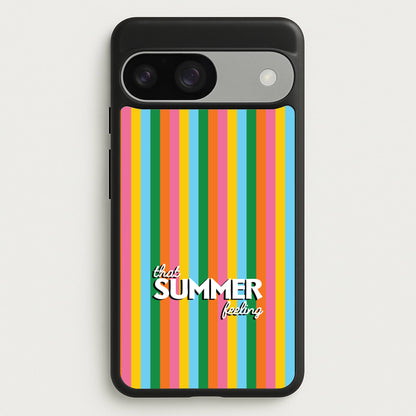 That Summer Feeling Stripes  - Summer Phone Case for Google Pixel 9 / 9 Pro