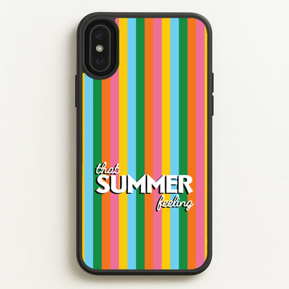 That Summer Feeling Stripes  - Summer Phone Case for iPhone XS Max