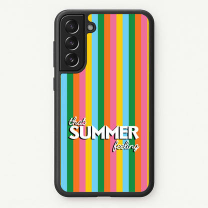 That Summer Feeling Stripes  - Summer Phone Case for Galaxy S21FE
