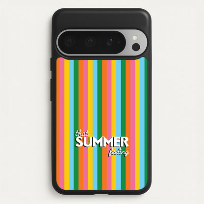 That Summer Feeling Stripes  - Summer Phone Case for Google Pixel 9 Pro XL
