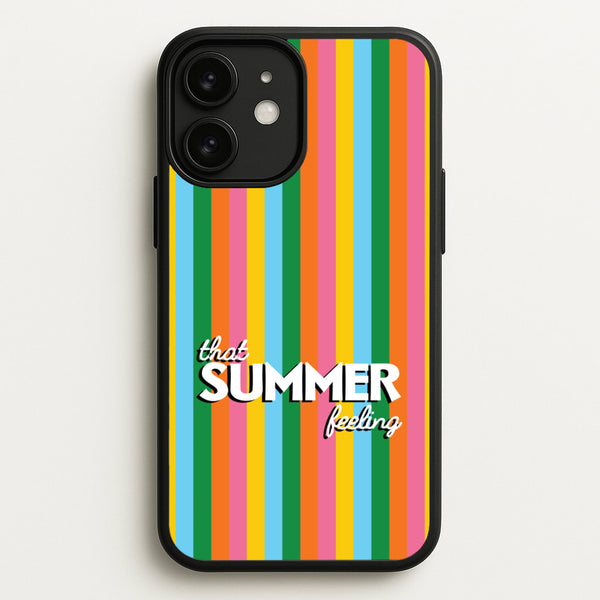 That Summer Feeling Stripes  - Summer Phone Case for iPhone 11
