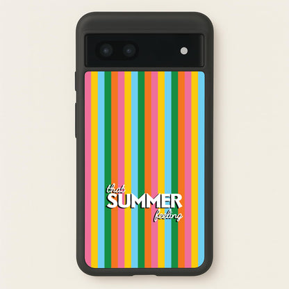 That Summer Feeling Stripes  - Summer Phone Case for Google Pixel 7a