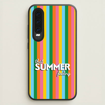 That Summer Feeling Stripes  - Summer Phone Case for Huawei P30