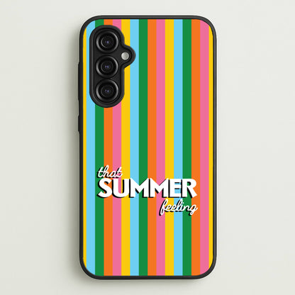 That Summer Feeling Stripes  - Summer Phone Case for Galaxy A14