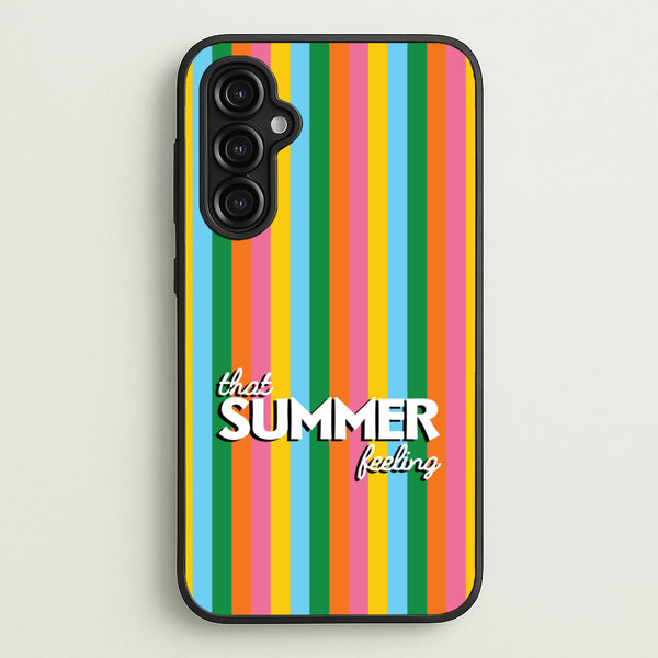 That Summer Feeling Stripes  - Summer Phone Case for Galaxy A14