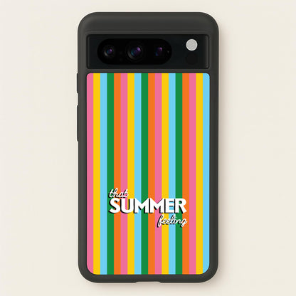 That Summer Feeling Stripes  - Summer Phone Case for Google Pixel 8 Pro