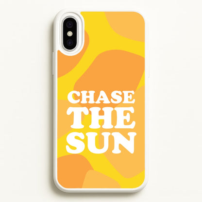 Chase The Sun  - Summer Phone Case for iPhone XS Max