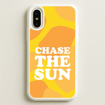Chase The Sun  - Summer Phone Case for iPhone X / XS