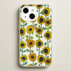 Painted Sunflowers  - Floral Phone Case for iPhone 14