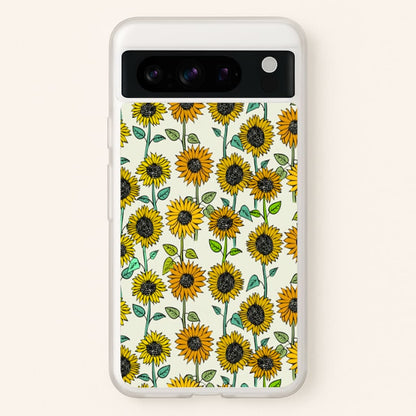 Painted Sunflowers  - Floral Phone Case for Google Pixel 8 Pro