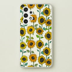 Painted Sunflowers  - Floral Phone Case for Galaxy A13