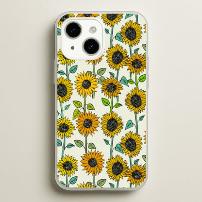 Painted Sunflowers  - Floral Phone Case for iPhone 15 Plus