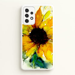 Watercolour Sunflower  - Floral Phone Case for Galaxy A52 / A52s