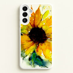 Watercolour Sunflower  - Floral Phone Case for Galaxy A36
