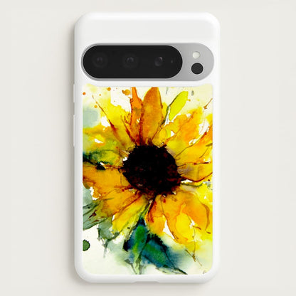 Watercolour Sunflower  - Floral Phone Case for Google Pixel 9 Pro XL