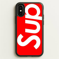 Sup Logo  -  Phone Case for iPhone X / XS