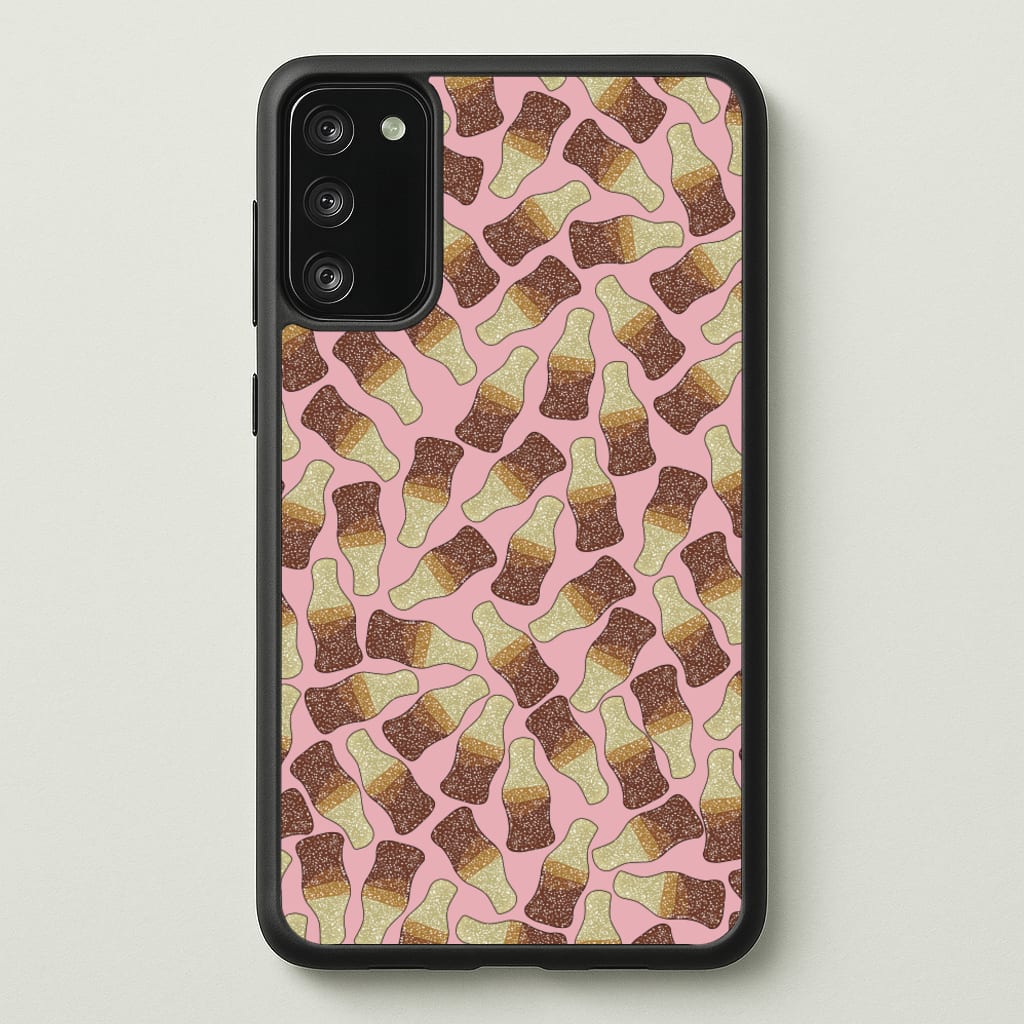 Cola Bottles - Sweets Patterns  - Sweets Patterns Phone Case for Galaxy S20