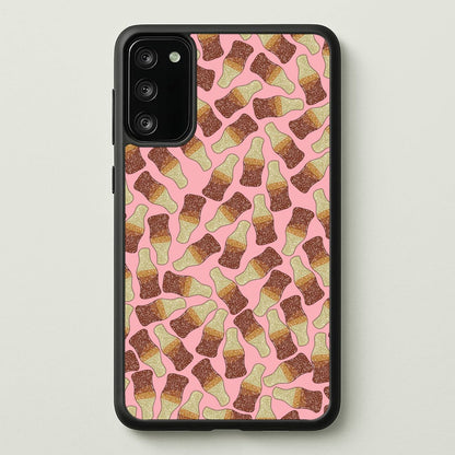 Cola Bottles - Sweets Patterns  - Sweets Patterns Phone Case for Galaxy S20