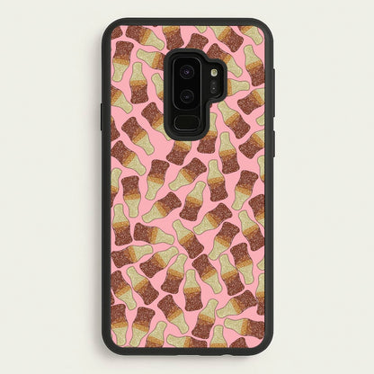 Cola Bottles - Sweets Patterns  - Sweets Patterns Phone Case for Galaxy S9 Plus
