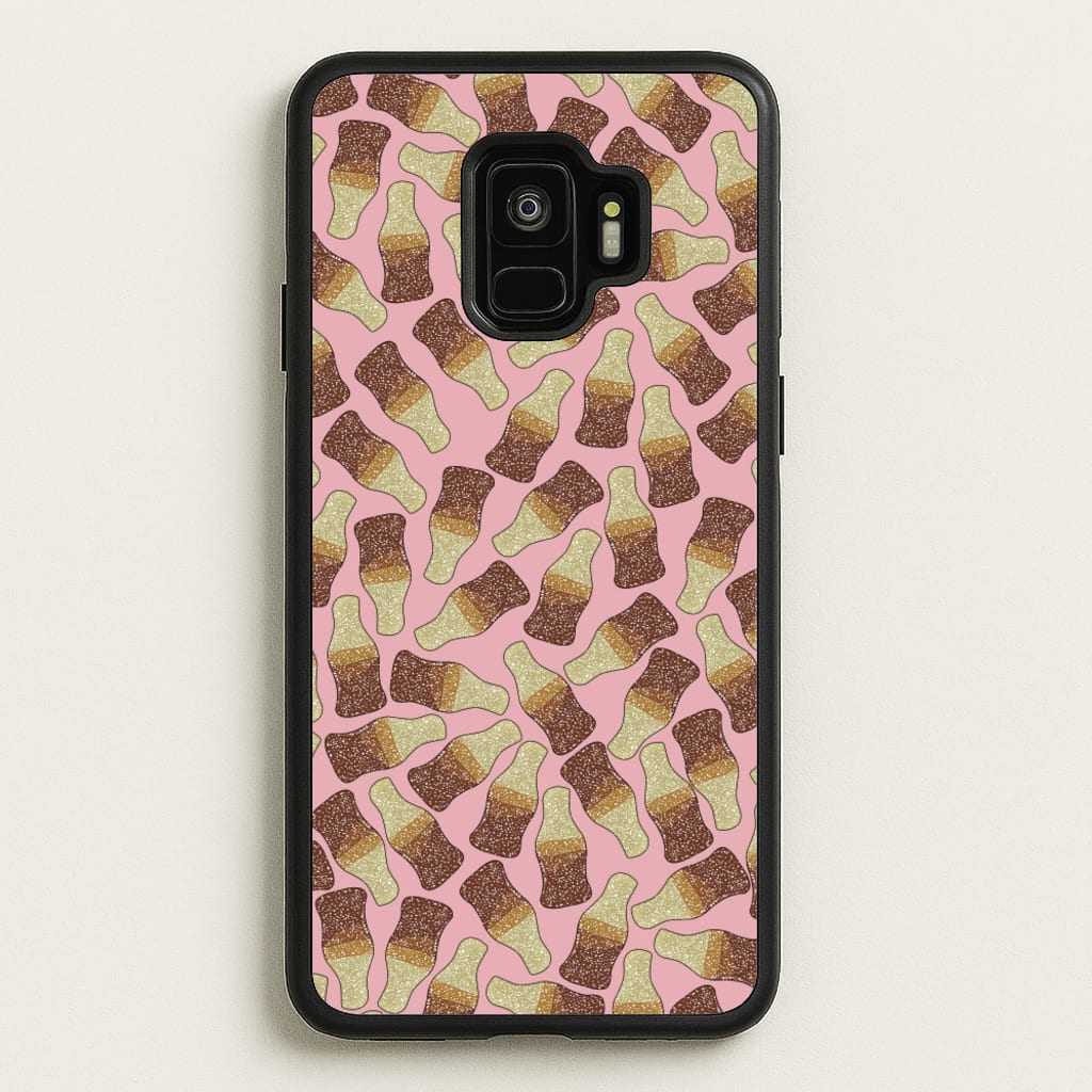 Cola Bottles - Sweets Patterns  - Sweets Patterns Phone Case for Galaxy S9
