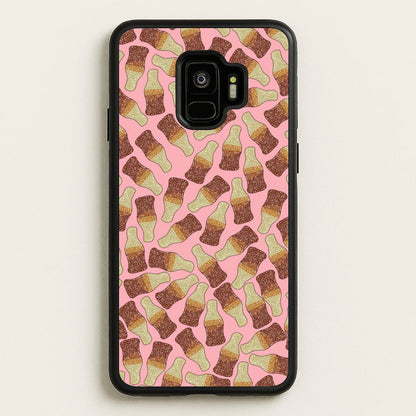 Cola Bottles - Sweets Patterns  - Sweets Patterns Phone Case for Galaxy S9