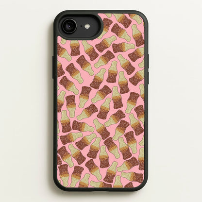 Cola Bottles - Sweets Patterns  - Sweets Patterns Phone Case for iPhone 6 Plus / 7 Plus / 8 Plus