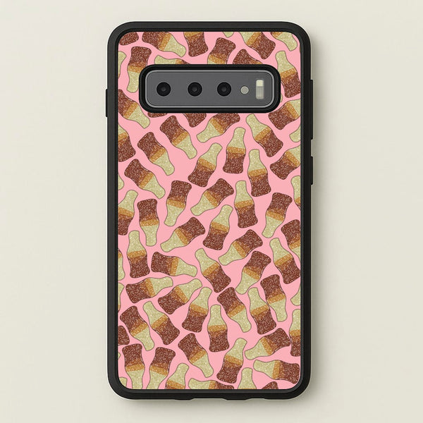 Cola Bottles - Sweets Patterns  - Sweets Patterns Phone Case for Galaxy S10