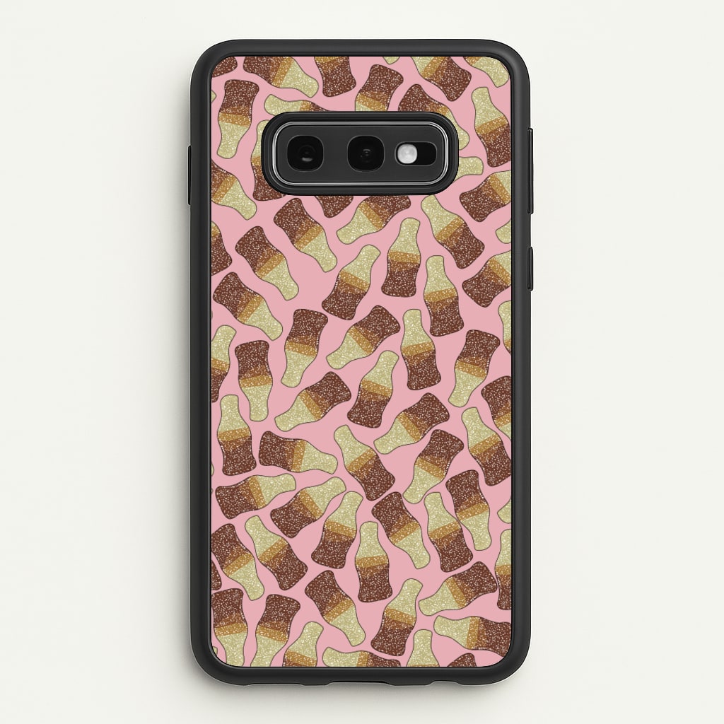 Cola Bottles - Sweets Patterns  - Sweets Patterns Phone Case for Galaxy S10e