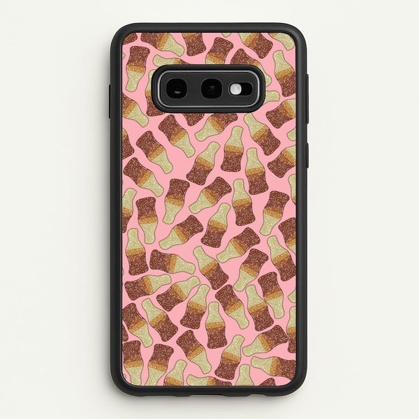 Cola Bottles - Sweets Patterns  - Sweets Patterns Phone Case for Galaxy S10e