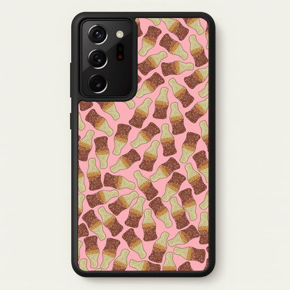 Cola Bottles - Sweets Patterns  - Sweets Patterns Phone Case for Galaxy Note 20 Ultra