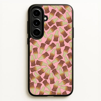Cola Bottles - Sweets Patterns  - Sweets Patterns Phone Case for Galaxy A56