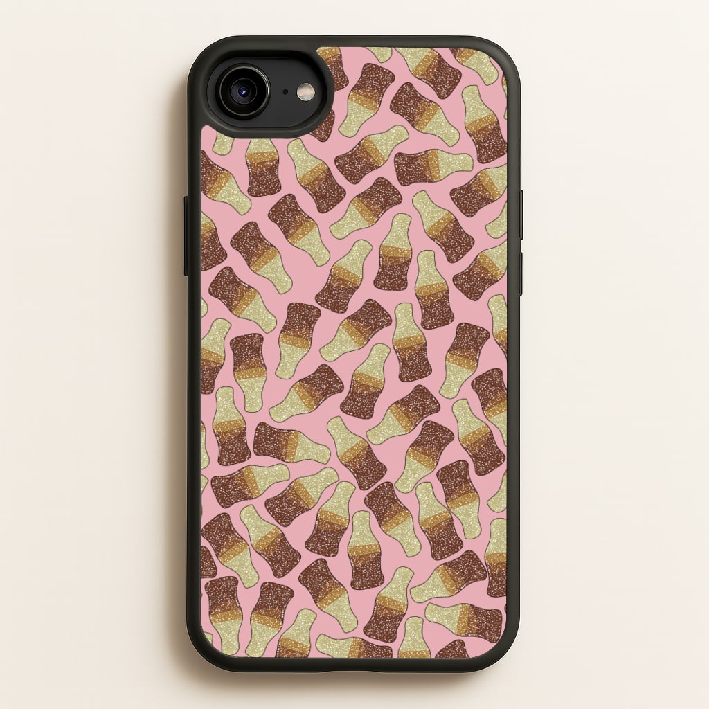 Cola Bottles - Sweets Patterns  - Sweets Patterns Phone Case for iPhone 6 / 7 / 8 / SE