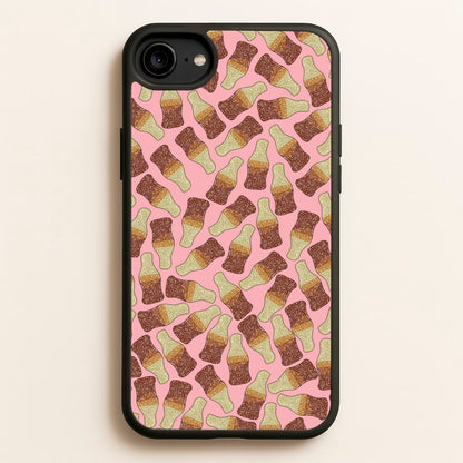 Cola Bottles - Sweets Patterns  - Sweets Patterns Phone Case for iPhone 6 / 7 / 8 / SE
