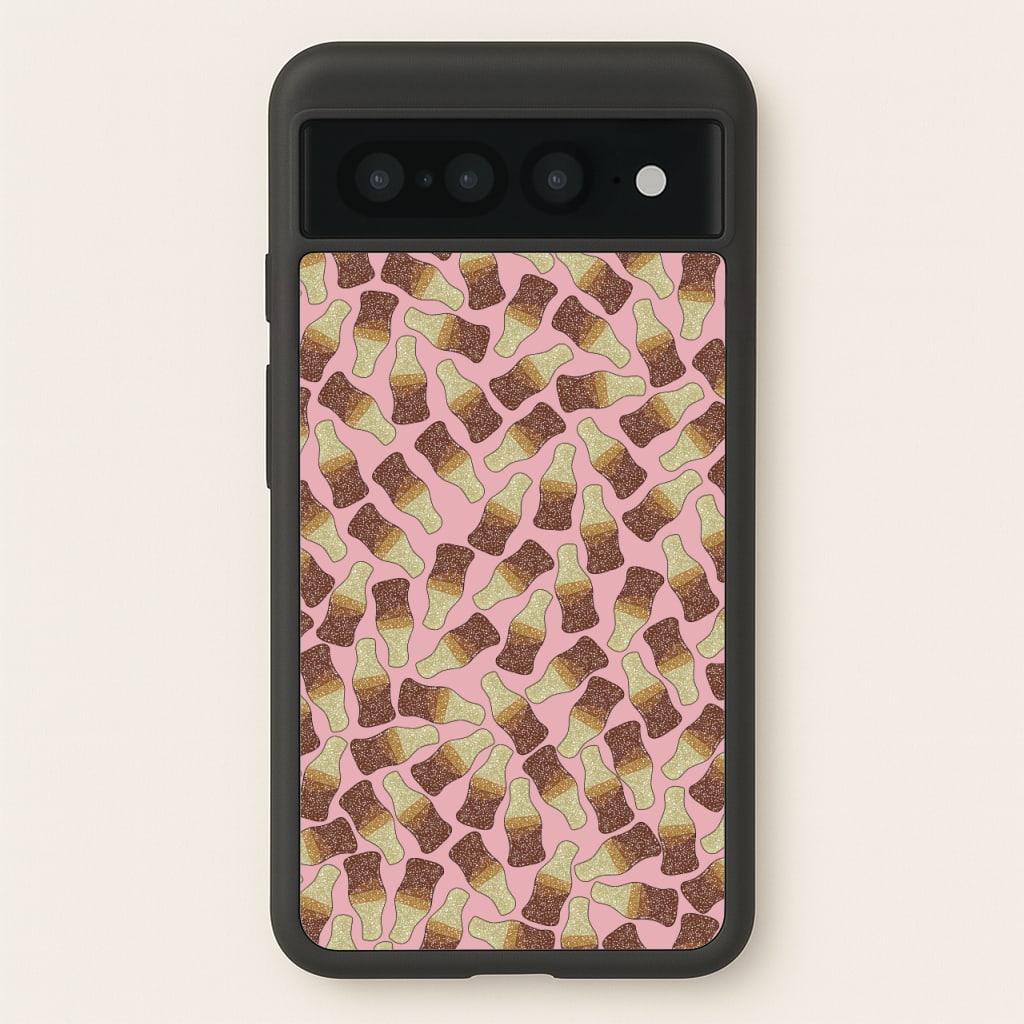 Cola Bottles - Sweets Patterns  - Sweets Patterns Phone Case for Google Pixel 7 Pro
