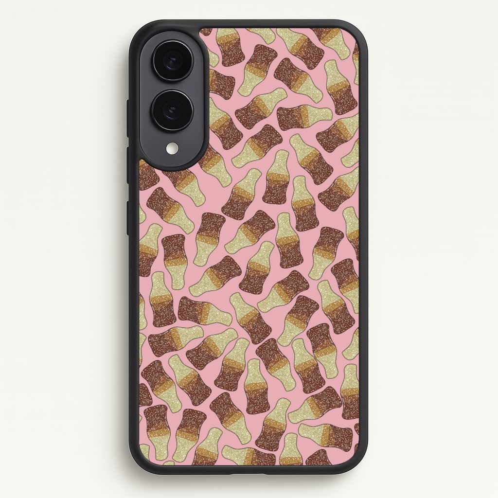Cola Bottles - Sweets Patterns  - Sweets Patterns Phone Case for Galaxy S25 Edge