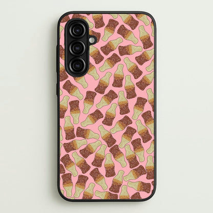 Cola Bottles - Sweets Patterns  - Sweets Patterns Phone Case for Galaxy A16