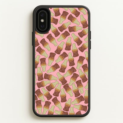 Cola Bottles - Sweets Patterns  - Sweets Patterns Phone Case for iPhone XS Max