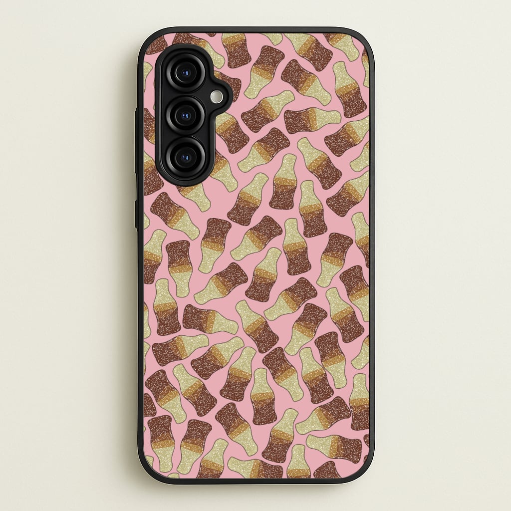 Cola Bottles - Sweets Patterns  - Sweets Patterns Phone Case for Galaxy A54